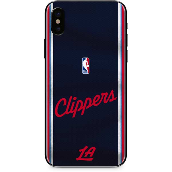 NBA Los Angeles Clippers Distressed Red iPhone XS Skin