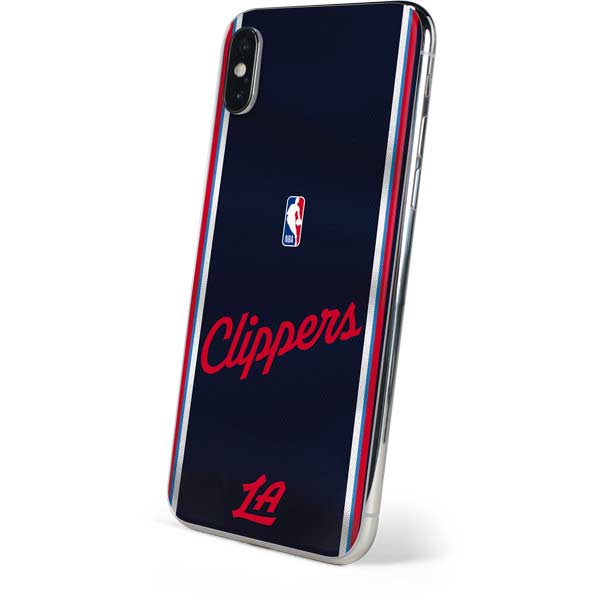 NBA Los Angeles Clippers Distressed Red iPhone XS Skin