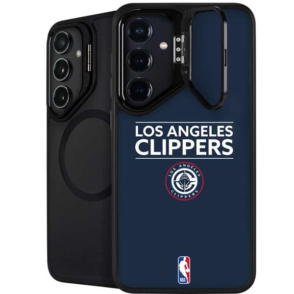 NBA Los Angeles Clippers Standard Blue Galaxy S26 Kickstand Case