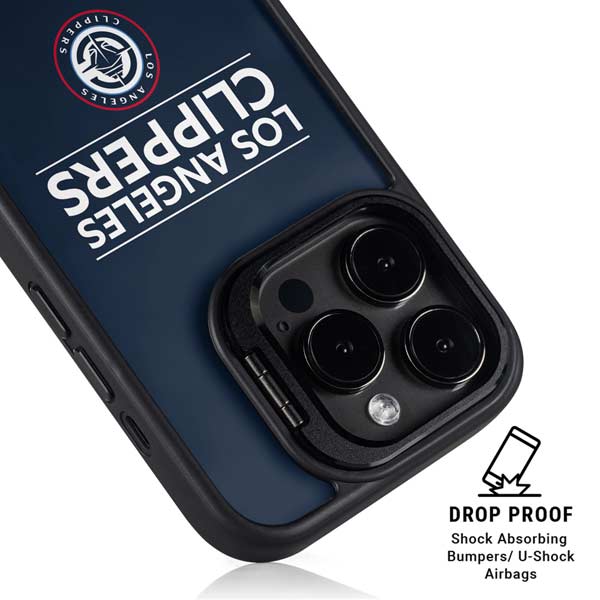 NBA Los Angeles Clippers Standard Blue iPhone 14 Pro Kickstand Case