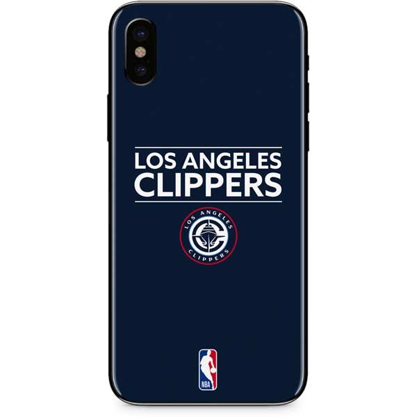 NBA Los Angeles Clippers Standard Blue iPhone XS Skin