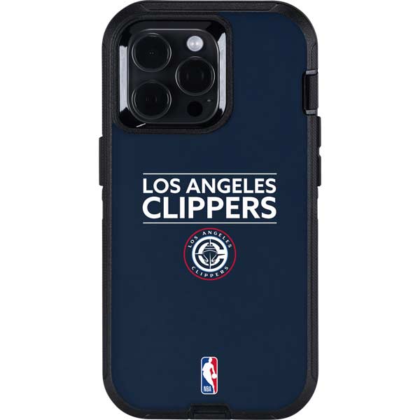 NBA Los Angeles Clippers Standard Blue Otterbox Defender iPhone Skin