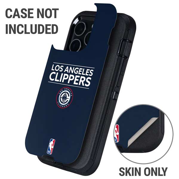 NBA Los Angeles Clippers Standard Blue Otterbox Defender iPhone Skin