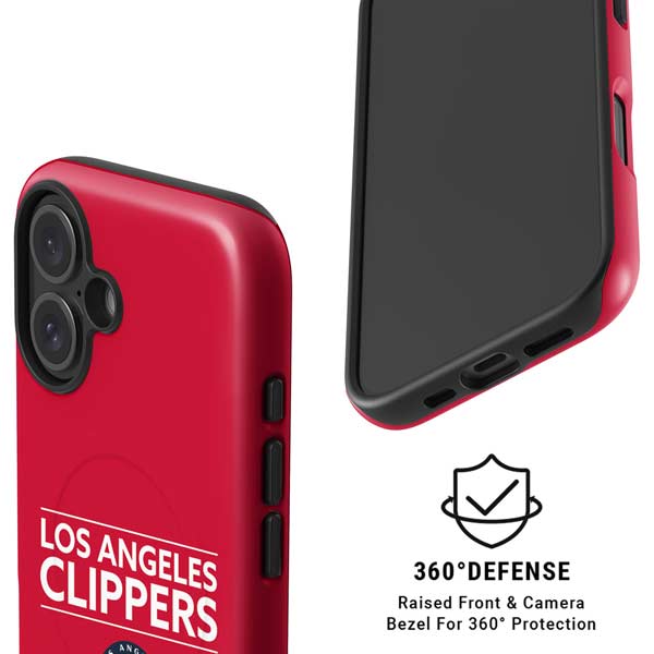 NBA Los Angeles Clippers Standard Red iPhone 16 Magsafe Impact Case