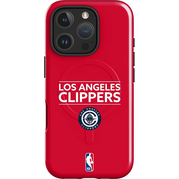 NBA Los Angeles Clippers Standard Red iPhone 16 Pro Max Magsafe Impact Case