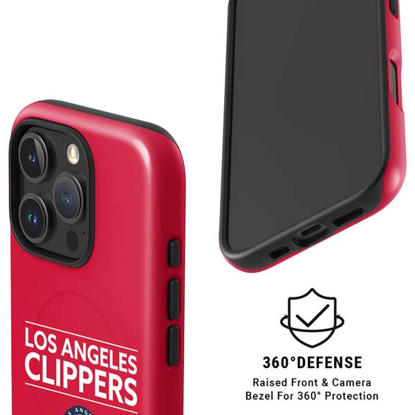 NBA Los Angeles Clippers Standard Red iPhone 16 Pro Max Magsafe Impact Case