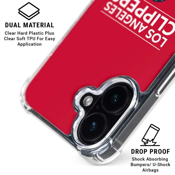 NBA Los Angeles Clippers Standard Red iPhone 17 MagSafe Case