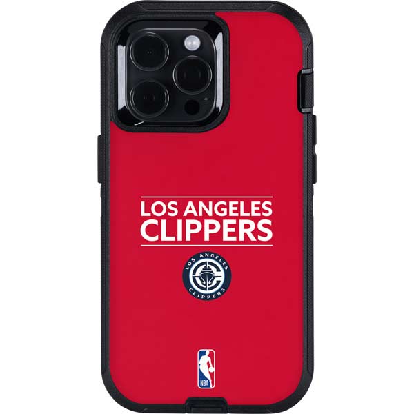 NBA Los Angeles Clippers Standard Red Otterbox Defender iPhone Skin
