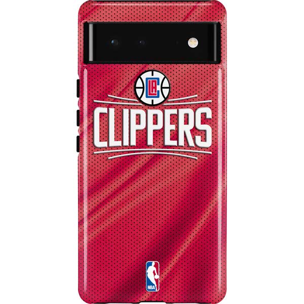 NBA Los Angeles Clippers Team Jersey Pixel Cases