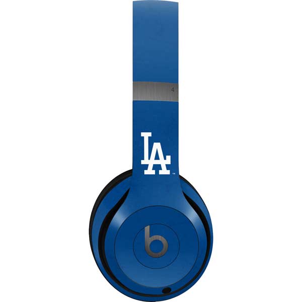 MLB Los Angeles Dodgers - Solid Distressed Beats Solo 4 Wireless Headphones Skin
