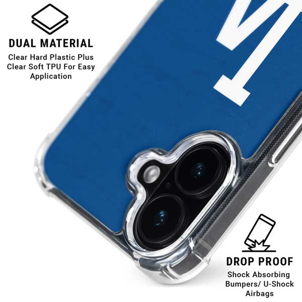 MLB Los Angeles Dodgers - Solid Distressed iPhone 16 MagSafe Case