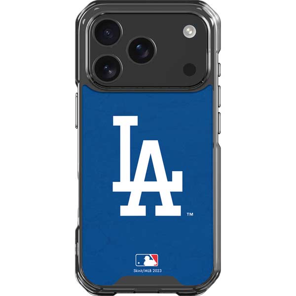 MLB Los Angeles Dodgers - Solid Distressed iPhone 17 Pro Clear