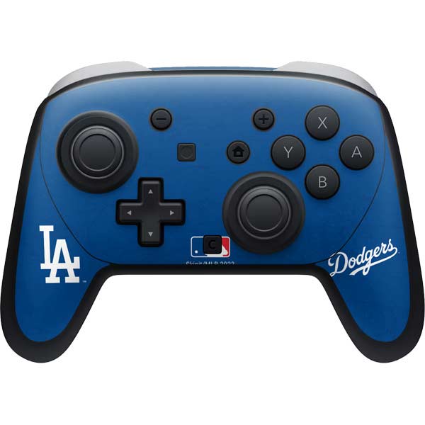 MLB Los Angeles Dodgers - Solid Distressed Nintendo Switch 2 (2025) Pro Controller Skin