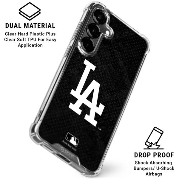 MLB Los Angeles Dodgers Dark Wash Galaxy S26 Clear Case