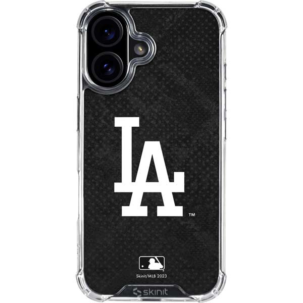 MLB Los Angeles Dodgers Dark Wash iPhone 17 Clear Case