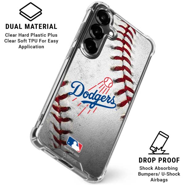 MLB Los Angeles Dodgers Game Ball Galaxy S26 Clear Case