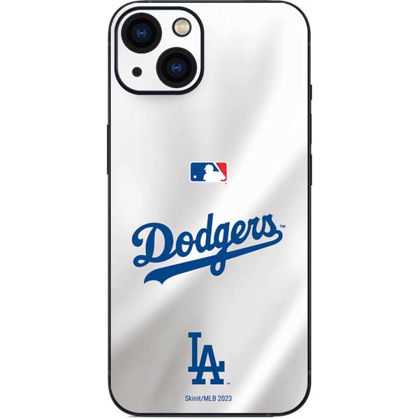 MLB Los Angeles Dodgers Home Jersey iPhone Skins