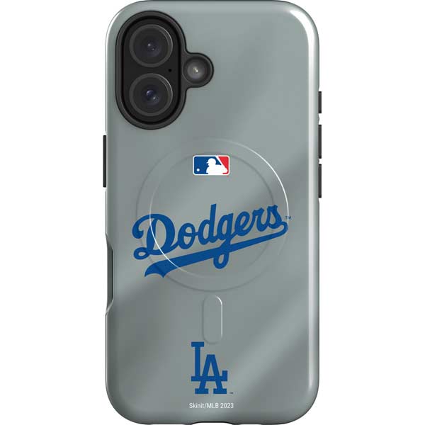 MLB Los Angeles Dodgers Road Jersey iPhone 16 Magsafe Impact Case