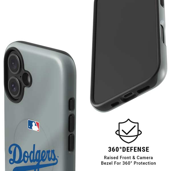 MLB Los Angeles Dodgers Road Jersey iPhone 16 Magsafe Impact Case