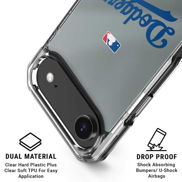 MLB Los Angeles Dodgers Road Jersey iPhone 17 Air Clear Case
