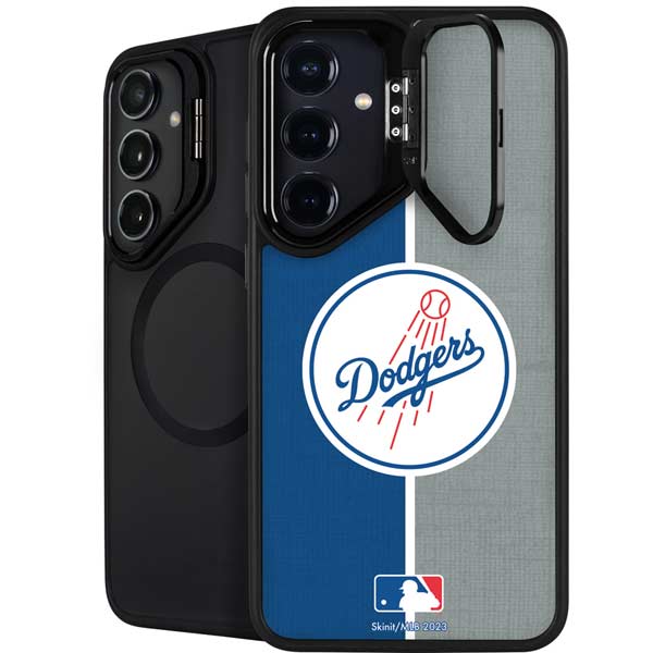 MLB Los Angeles Dodgers Split Galaxy S26 Kickstand Case