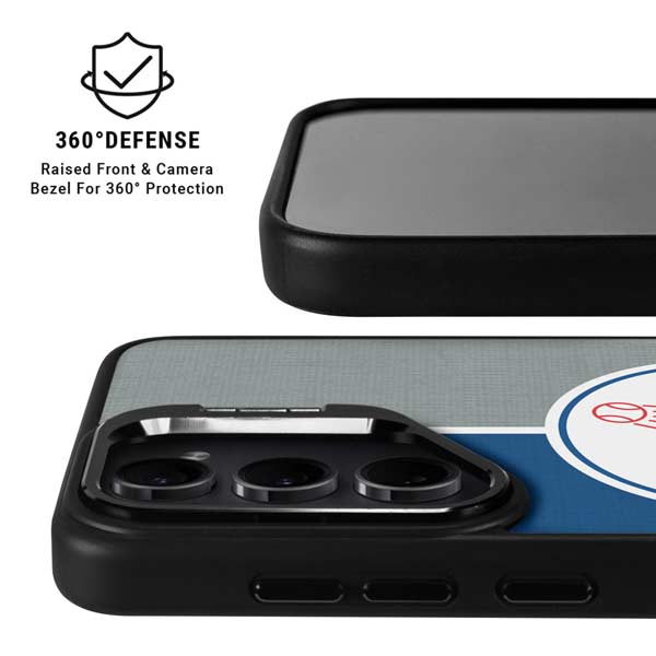 MLB Los Angeles Dodgers Split Galaxy S26 Kickstand Case