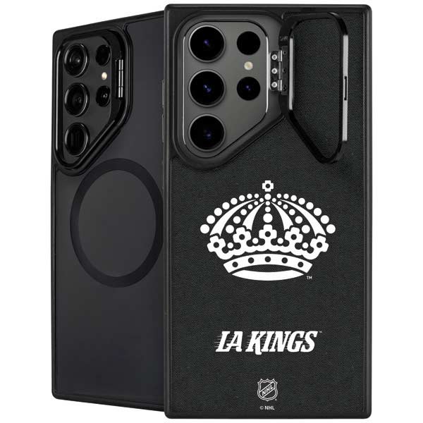 NHL Los Angeles Kings Black Background Galaxy Cases