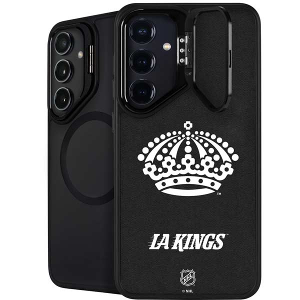 NHL Los Angeles Kings Black Background Galaxy S26 Kickstand Case