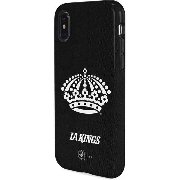 NHL Los Angeles Kings Black Background iPhone XS Pro Case