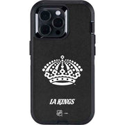 NHL Los Angeles Kings Black Background Otterbox Defender iPhone Skin