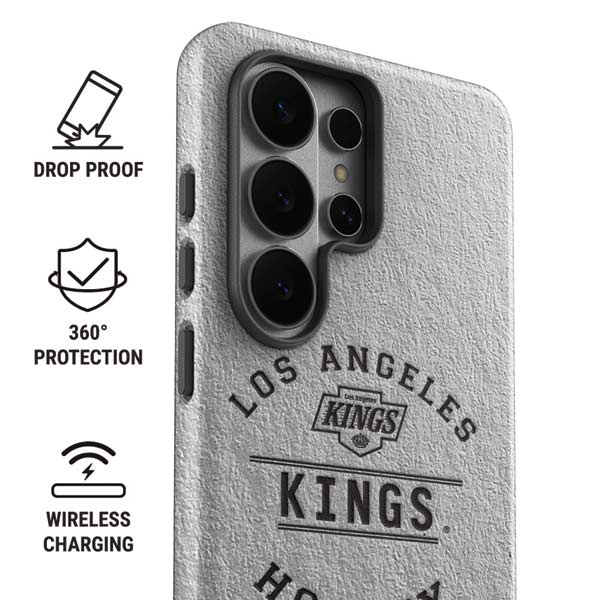 NHL Los Angeles Kings Black Text Galaxy S26 Ultra Impact Case