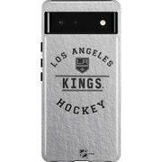 NHL Los Angeles Kings Black Text Pixel Cases