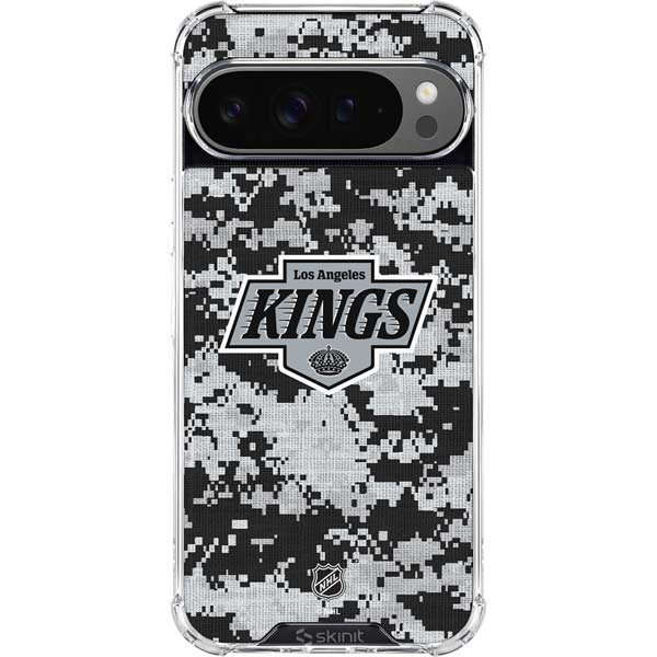 NHL Los Angeles Kings Camo Google Pixel 10 Pro XL Clear Case