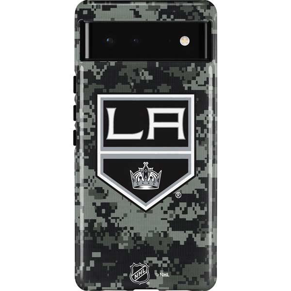 NHL Los Angeles Kings Camo Pixel Cases