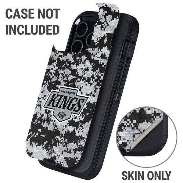NHL Los Angeles Kings Camo Otterbox Defender iPhone Skin