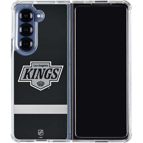 NHL Los Angeles Kings Jersey Galaxy Z Fold7 Clear Case