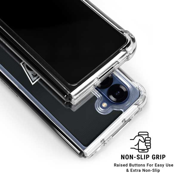 NHL Los Angeles Kings Jersey Galaxy Z Fold7 Clear Case