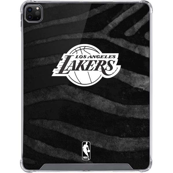 NBA Los Angeles Lakers Black Animal Print iPad Cases