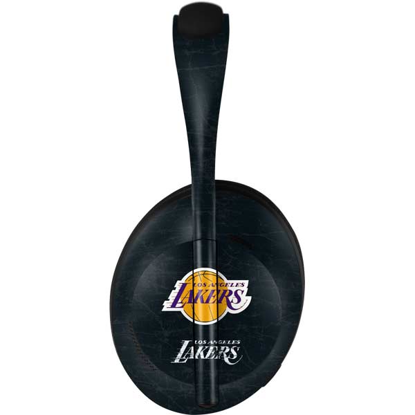 NBA Los Angeles Lakers Black Primary Logo Bose Noise Cancelling Headphones 700 Skin