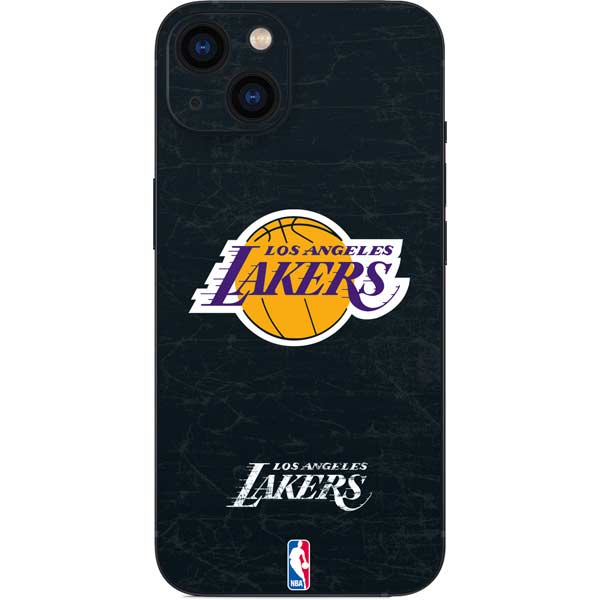 NBA Los Angeles Lakers Black Primary Logo iPhone Skins