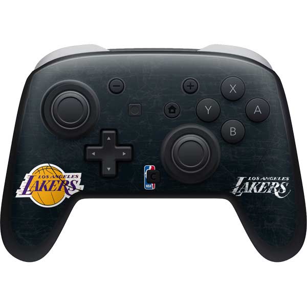 NBA Los Angeles Lakers Black Primary Logo Nintendo Switch 2 (2025) Pro Controller Skin