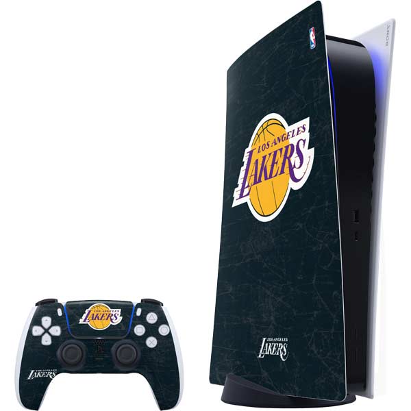 NBA Los Angeles Lakers Black Primary Logo PlayStation PS5 Skins