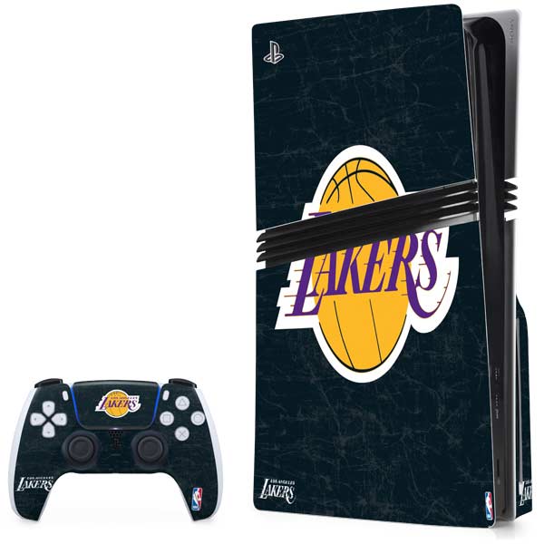 NBA Los Angeles Lakers Black Primary Logo PlayStation PS5 Skins