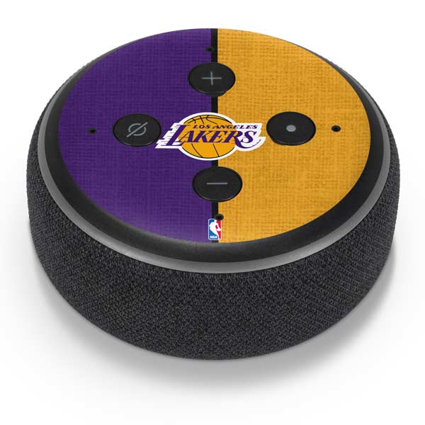 NBA Los Angeles Lakers Canvas Amazon Echo Dot Skin