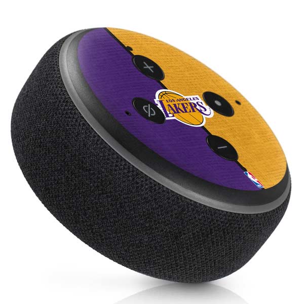 NBA Los Angeles Lakers Canvas Amazon Echo Dot Skin