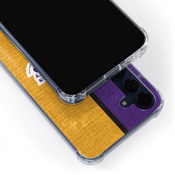 NBA Los Angeles Lakers Canvas Galaxy A35 5G Clear Case