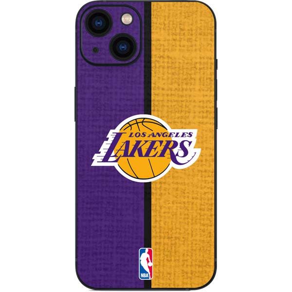 NBA Los Angeles Lakers Canvas iPhone 15 Skin