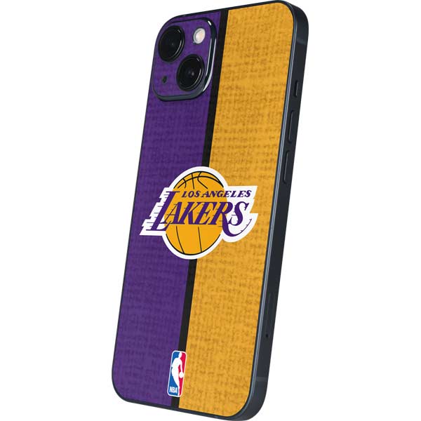 NBA Los Angeles Lakers Canvas iPhone 15 Skin