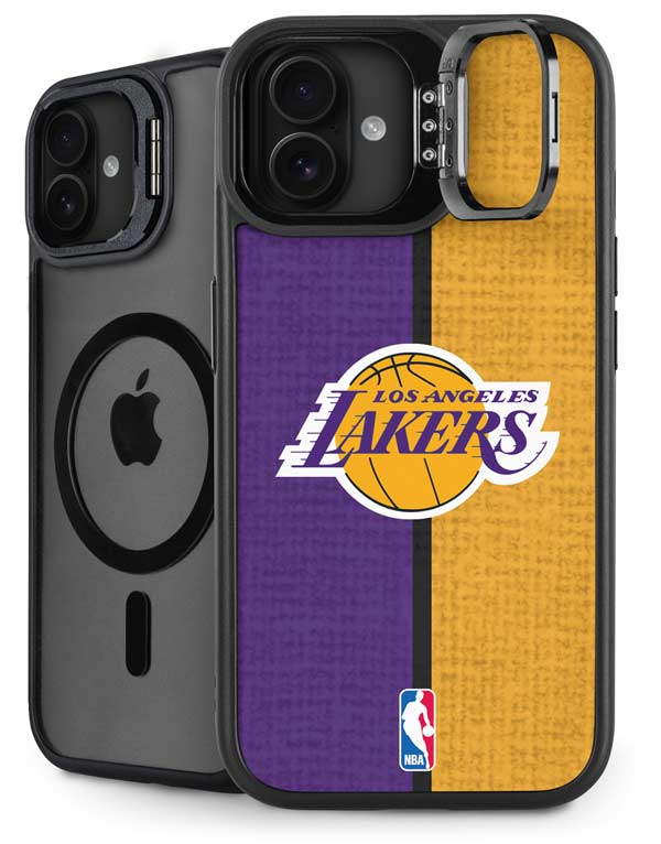 NBA Los Angeles Lakers Canvas iPhone 16 Kickstand Case