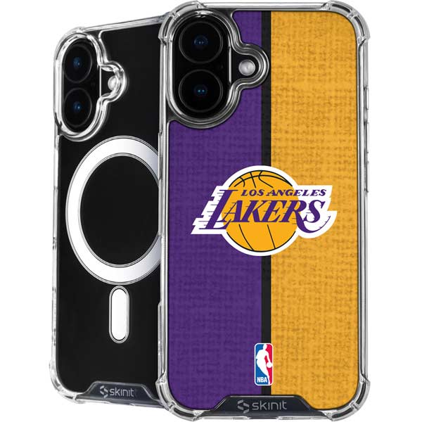 NBA Los Angeles Lakers Canvas iPhone 16 MagSafe Case